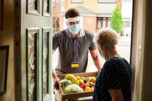 Food delivery during pandemic